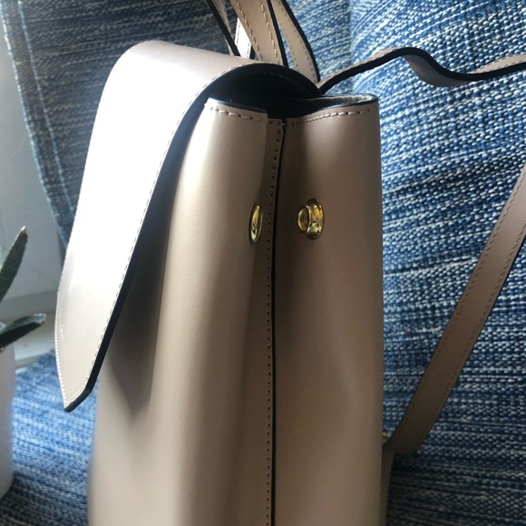 BCBGMAXAZRIA Juliet Leather Backpack in Champagne main image 7